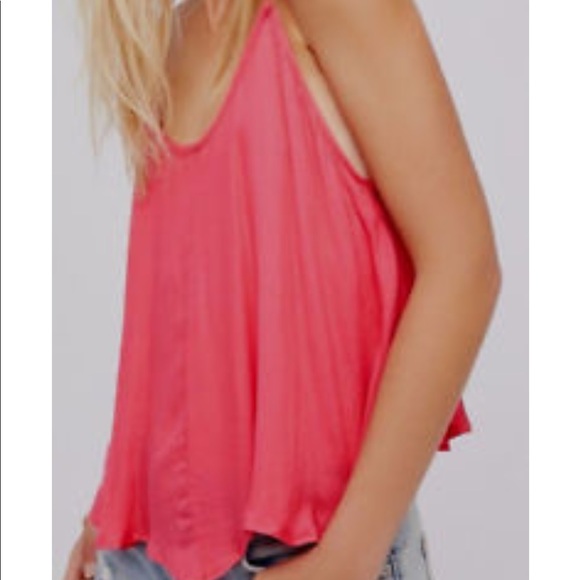 Free People Criss Roads Pink Cami - Picture 3 of 8